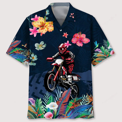 Motocross Love Tropical Hawaiian Shirt