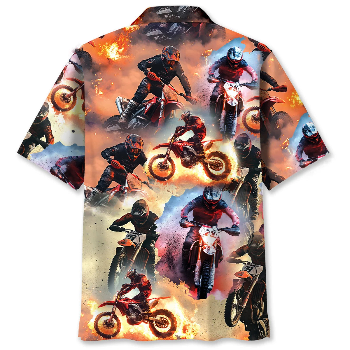 Motocross Racing Road Hawaiian Shirt