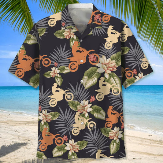 Motocross Tropical Hawaiian Shirt - S - hawaiian shirt