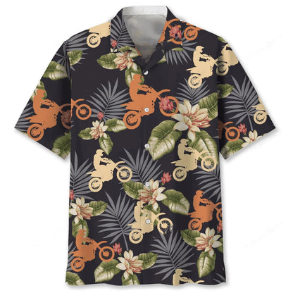 Motocross Tropical Hawaiian Shirt