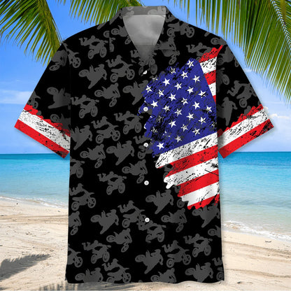 Motocross Usa Hawaiian Shirt