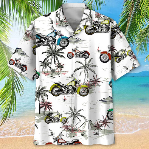 Motorcycle Coconut Hawaiian Shirt