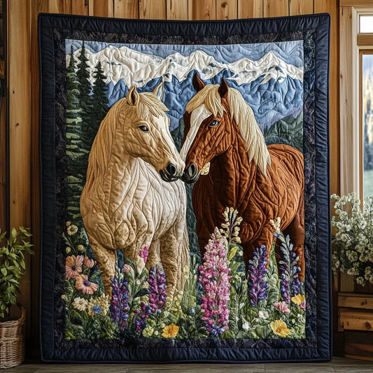Mountain Companions Quilt Blanket