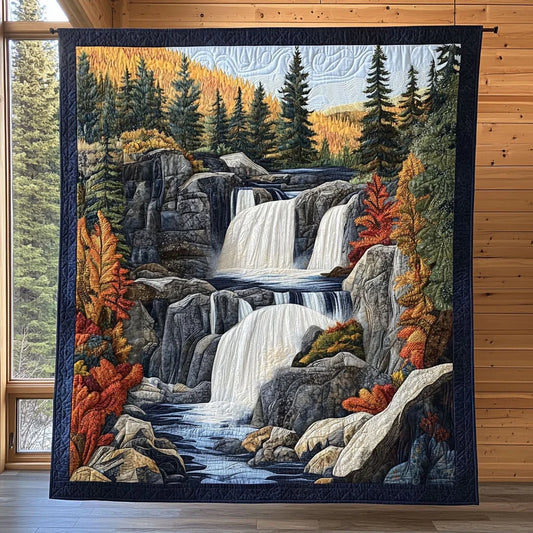 Mountain Falls Quilt Blanket