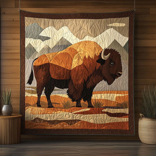 Mountain Guardian Quilt Blanket