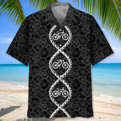 Mountain Bike Dna Hawaiian Shirt