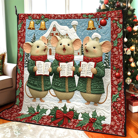 Mouse Choir Quilt Blanket