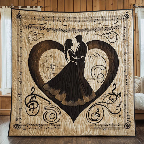 Music Note Lover Quilt Blanket