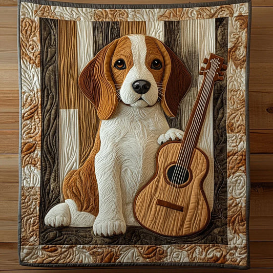 Music With You Quilt Blanket