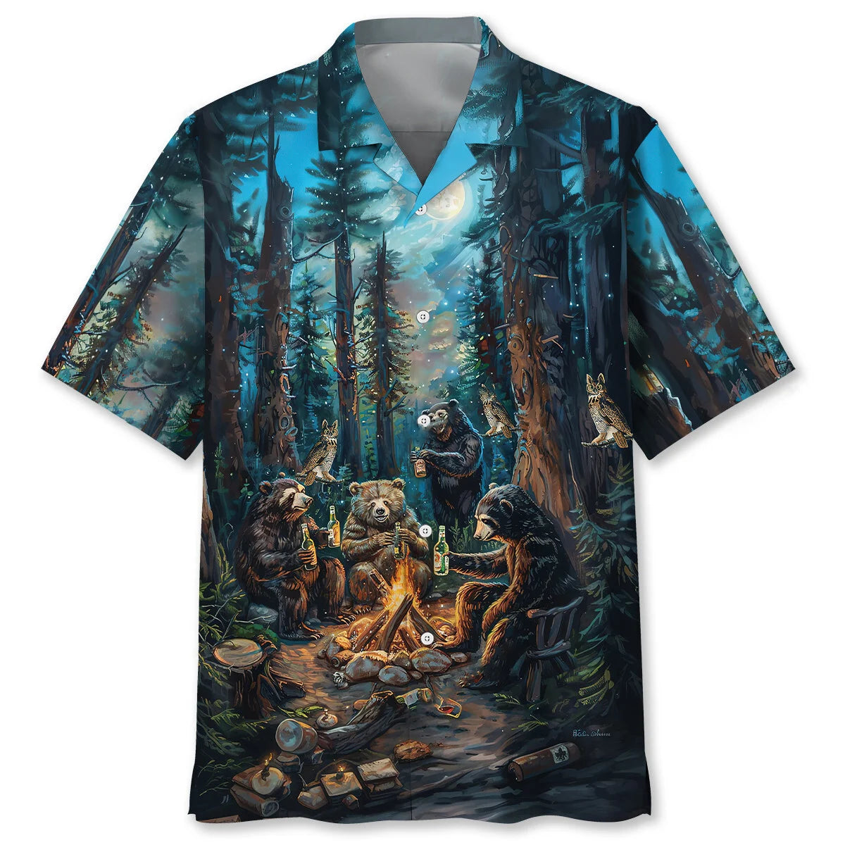 My Drinking Friends Have a Camping Problem Hawaiian Shirt