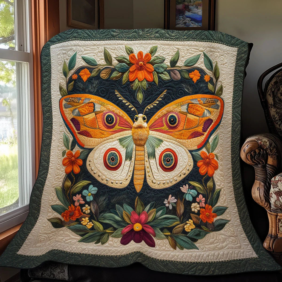 Mystery Moth Quilt Blanket