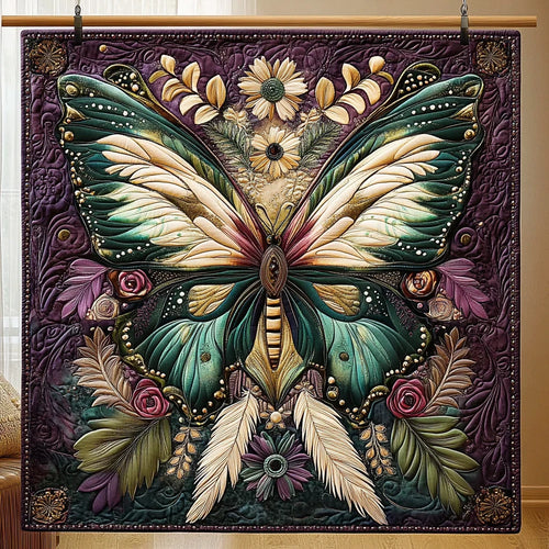 Mystic Butterfly Quilt Blanket
