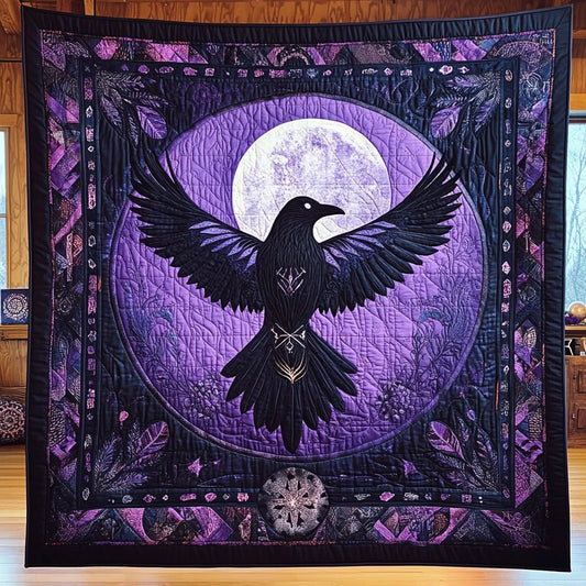 Mystic Corvus Quilt Blanket
