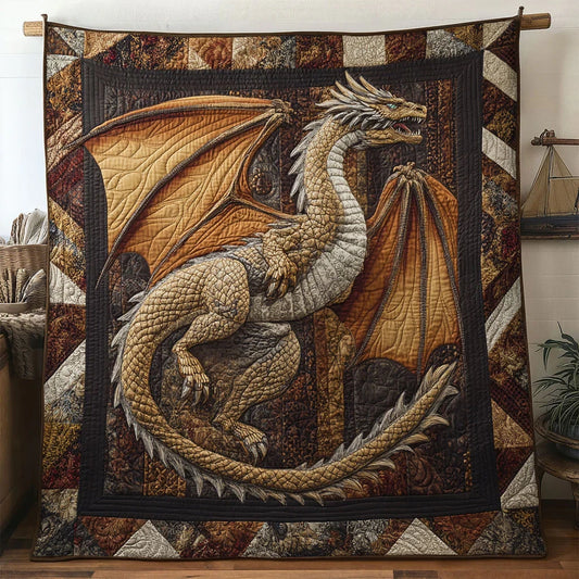 Mystic Dragon Quilt Blanket