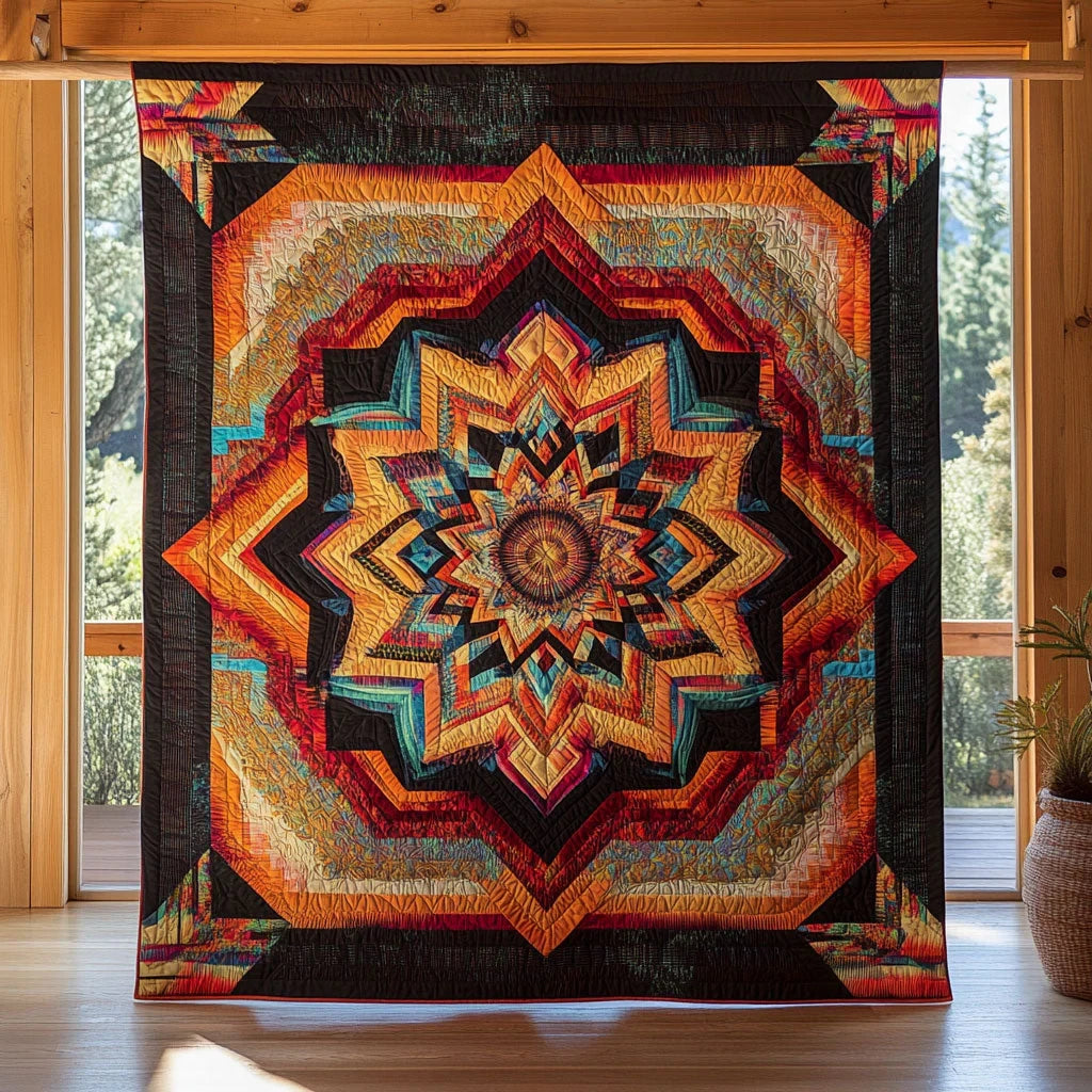 Mystic Mandala Quilt Blanket