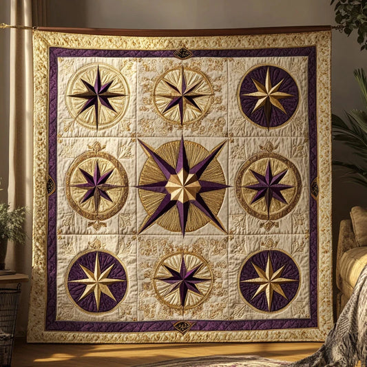 Mystic Mandala Star Quilt Blanket