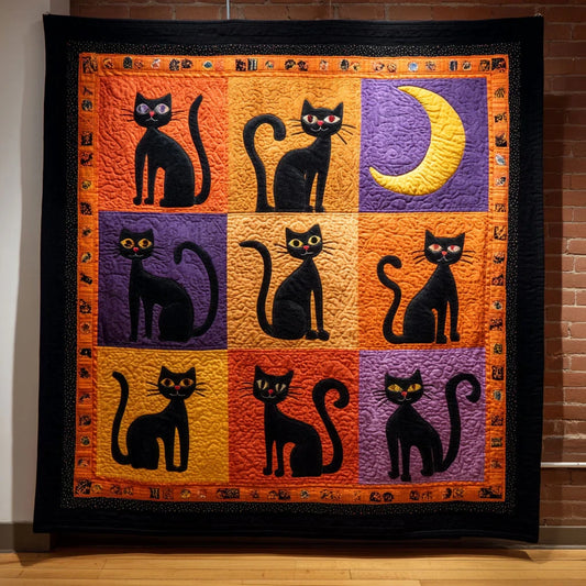Mystic Meow Quilt Blanket