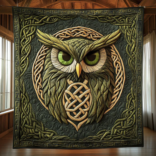Mystic Owl Quilt Blanket