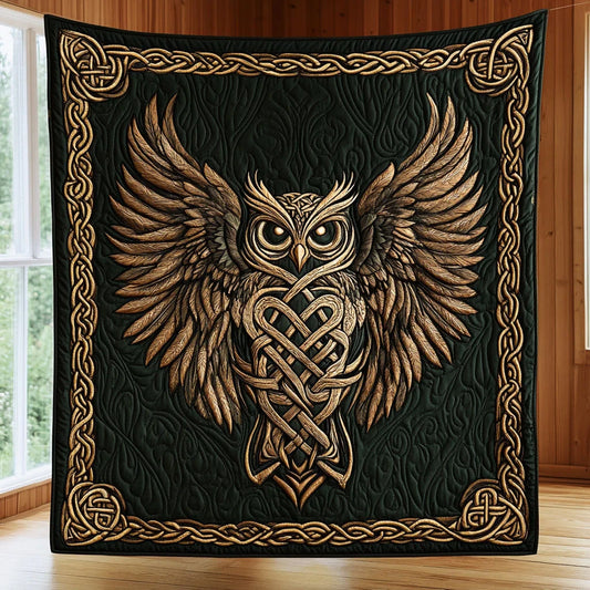 Mystic Owl Quilt Blanket