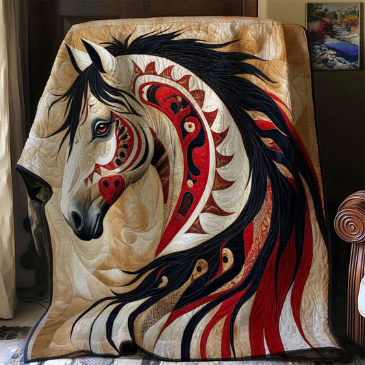 Mystic Plains Steed Quilt Blanket