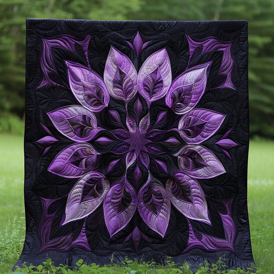 Mystic Purple Quilt Blanket