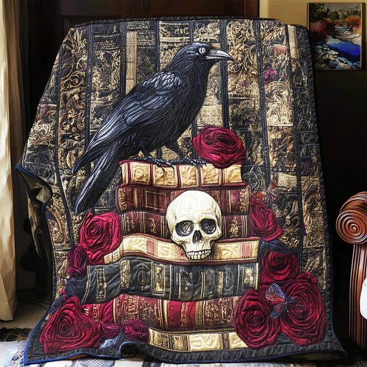 Mystic Raven Quilt Blanket