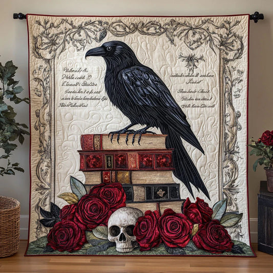 Mystic Raven Spirit Quilt Blanket