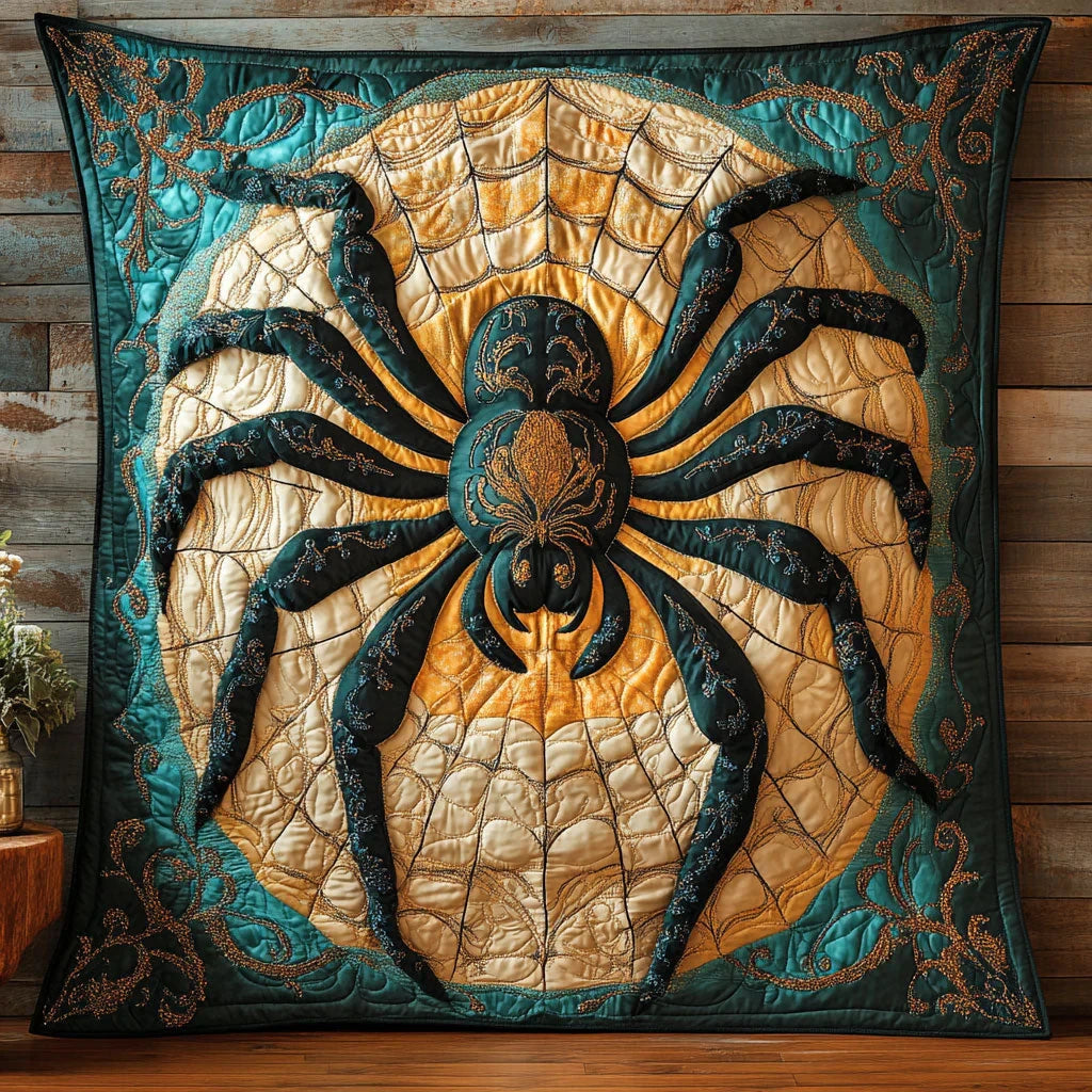 Mystic Spider Web Quilt Blanket