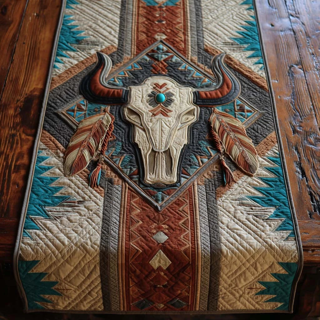 Mystic Spirit Totem Quilted Table Runner