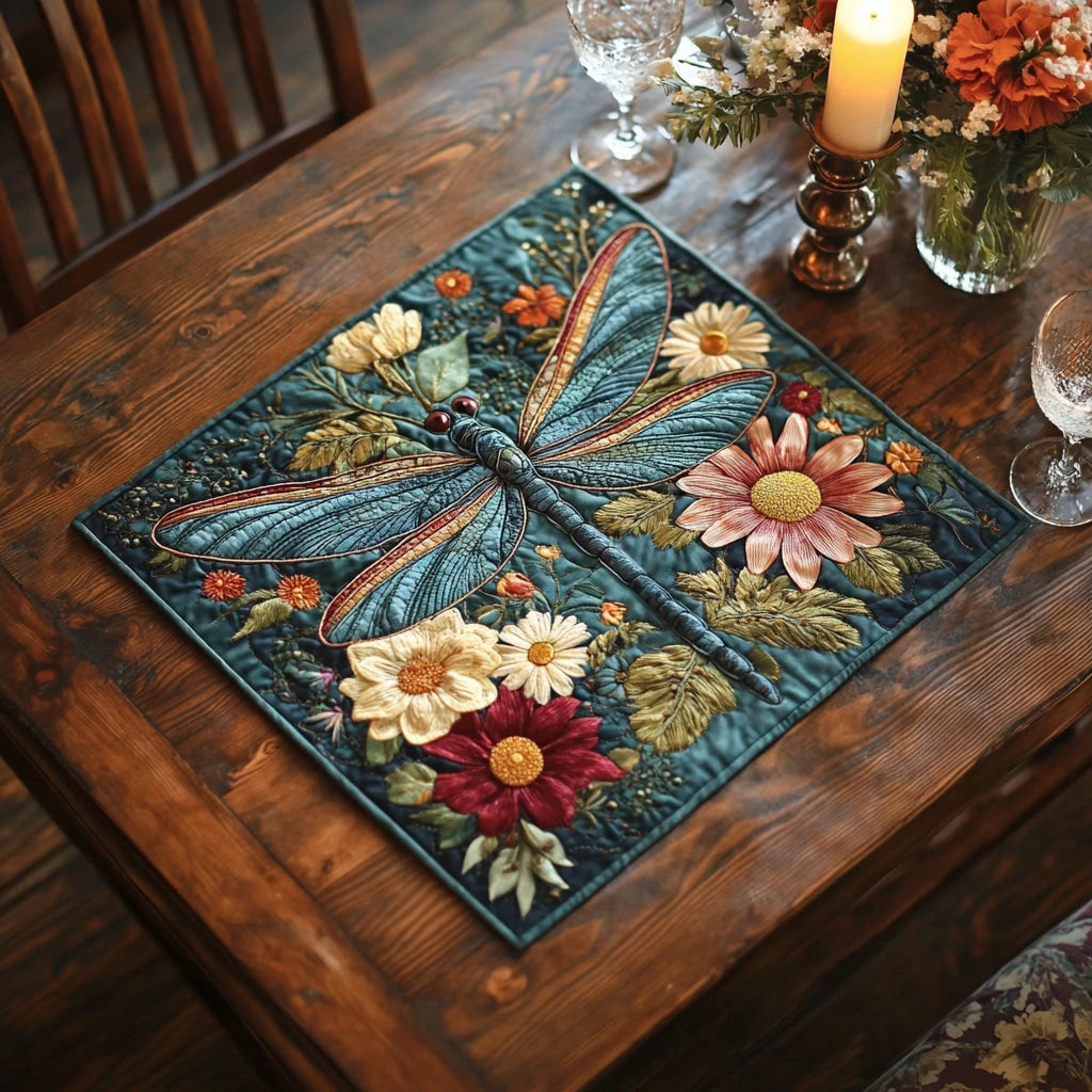 Mystic Wings Quilted Table Topper