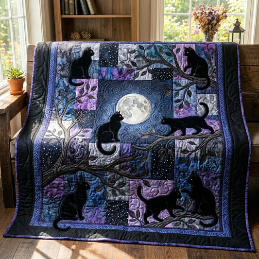 Mystical Cat Xr07050014cl Quilt Blanket