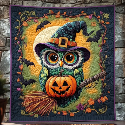 Mystical Owl Quilt Blanket