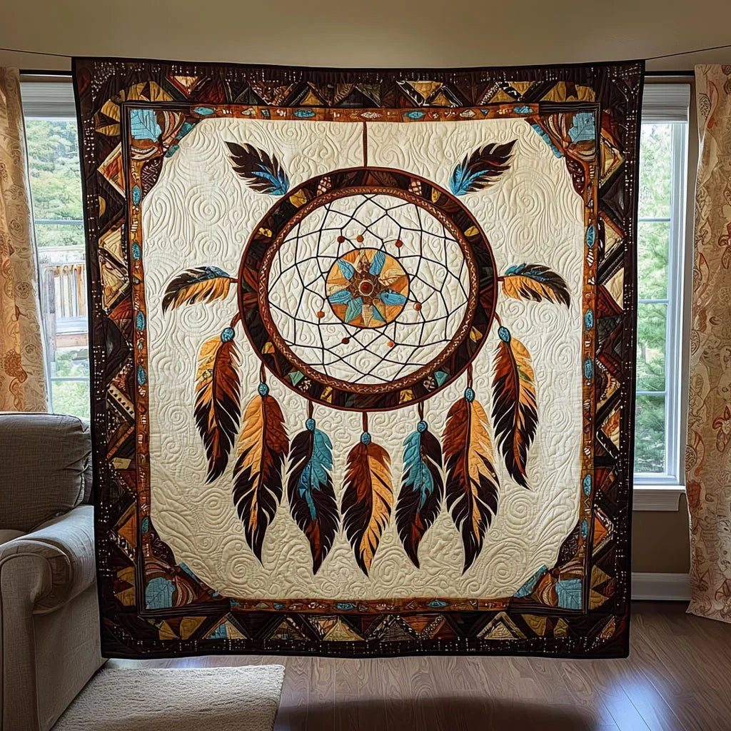 Native American Dreamcatcher Quilt Blanket