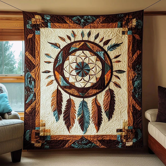 Native American Dreamcatcher Quilt Blanket