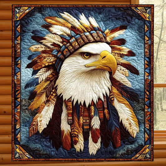 Native American Eagle Quilt Blanket