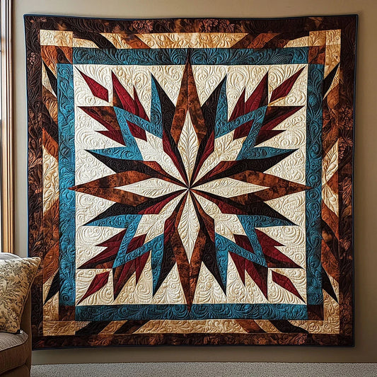 Native American Pattern Quilt Blanket