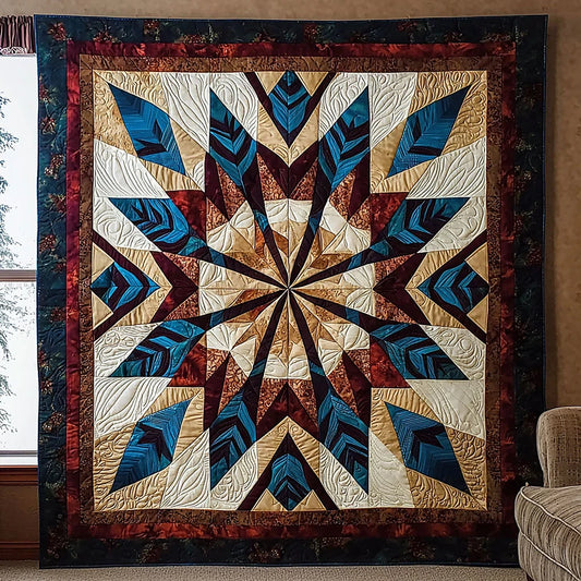 Native American Pattern Quilt Blanket