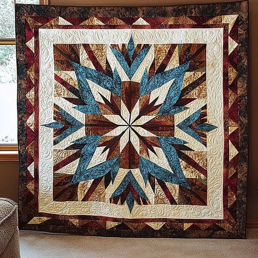 Native American Pattern Quilt Blanket