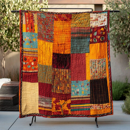Native American Timeless Tribal Weave Quilt Blanket