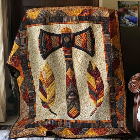 Native Axe Quilt Blanket