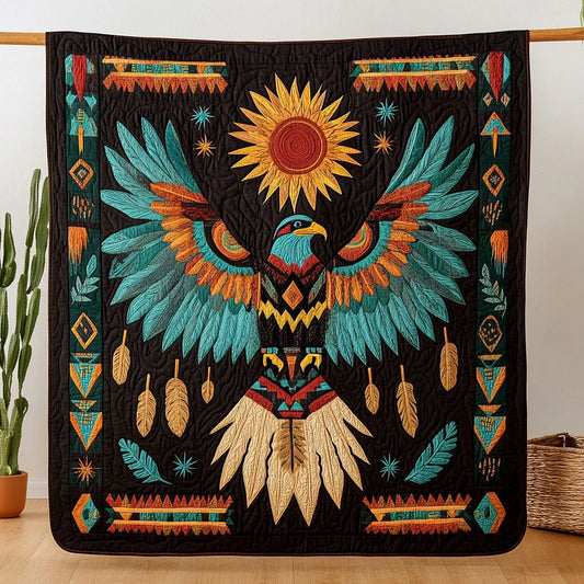 Native Eagle Quilt Blanket