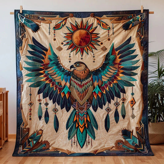Native Eagle Quilt Blanket