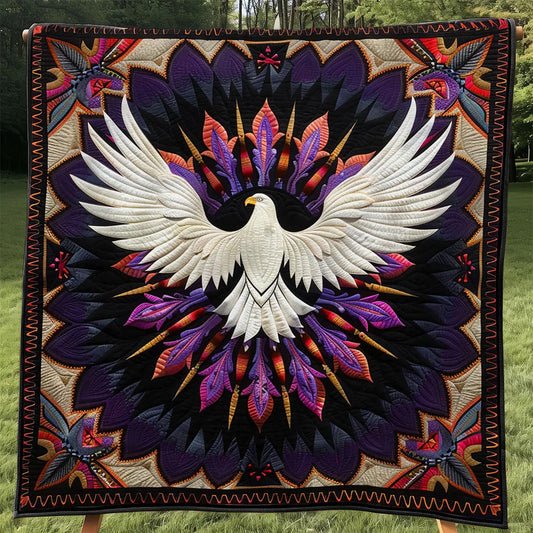 Native Eagle Quilt Blanket