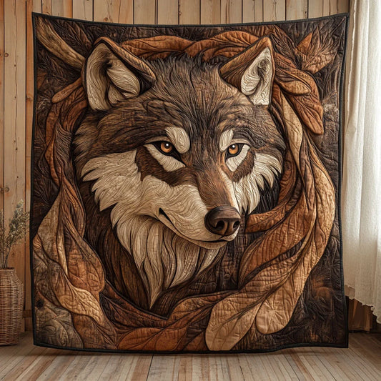 Native Hunter Quilt Blanket