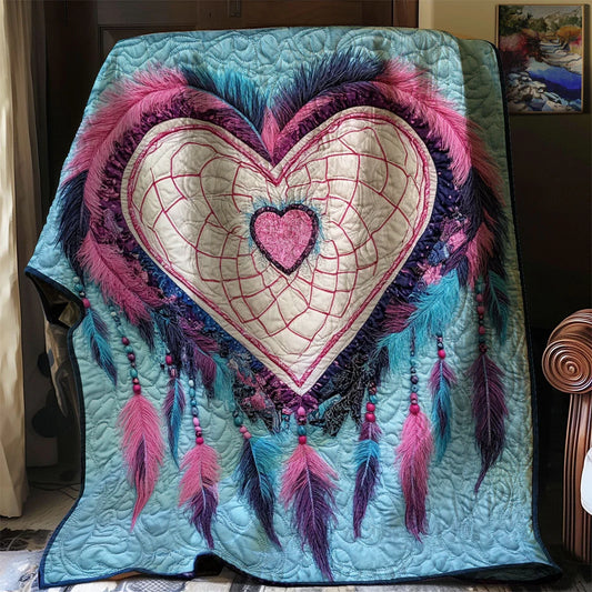 Native Love Dreamcatcher Quilt Blanket