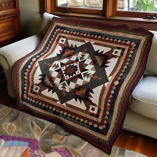 Native Star Quilt Blanket