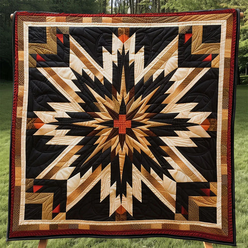Native Star Quilt Blanket
