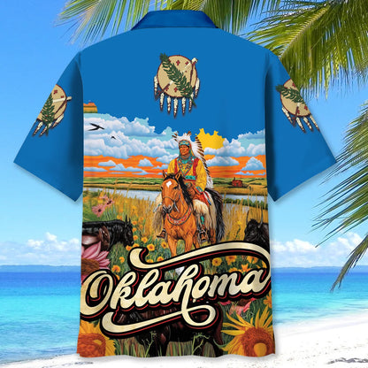 Native Oklahoma State Hawaiian Shirt
