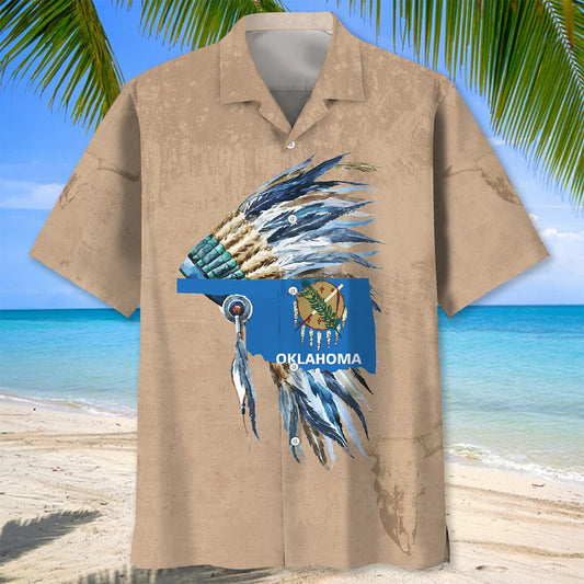 Native Oklahoma the Sooner State Proud Shirt - S - hawaiian shirt
