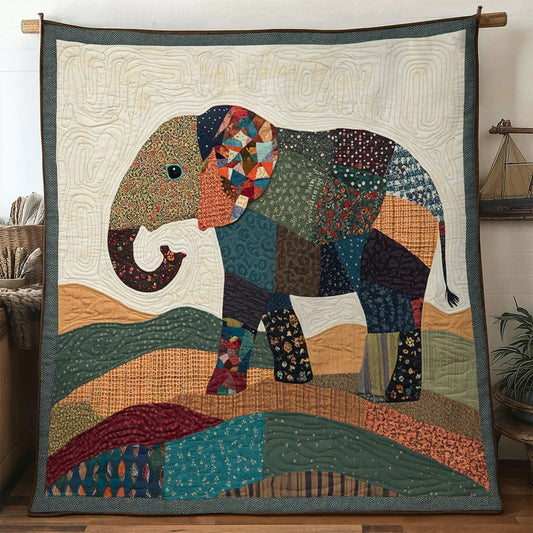 Nature Elephant Quilt Blanket
